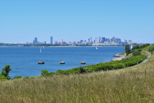 View of Boston from Spectacle Island